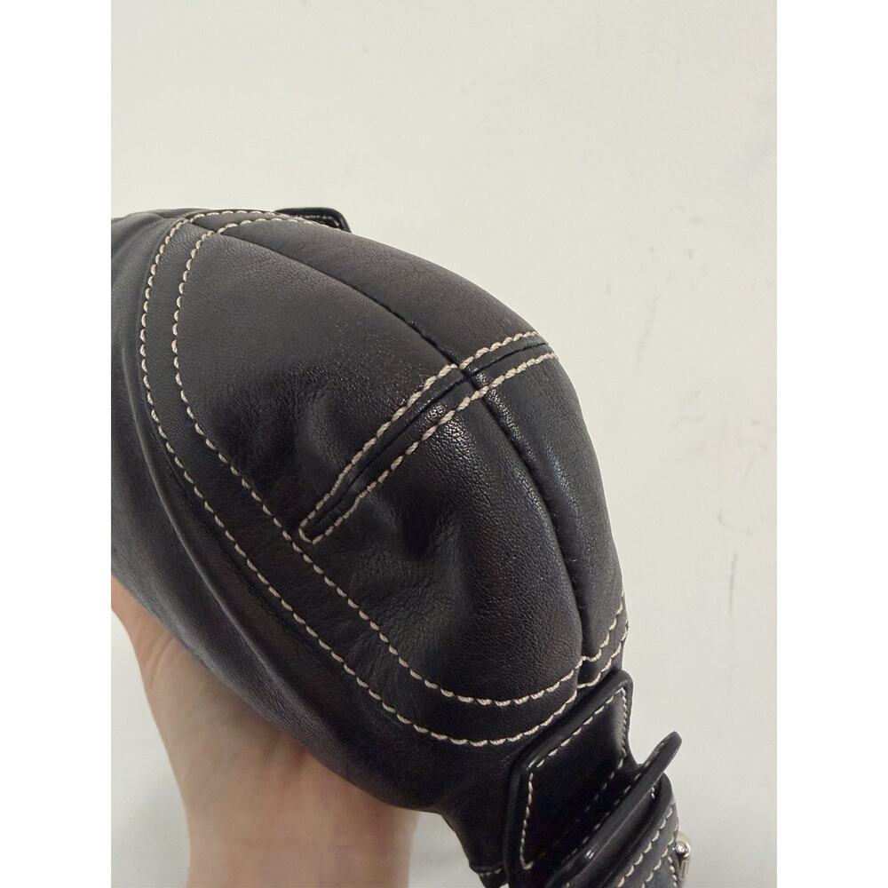 Y2K Coach HO50-9247 Small Vintage Black Soho Leather Shoulder Bag 90’s Silver - Picture 10 of 16